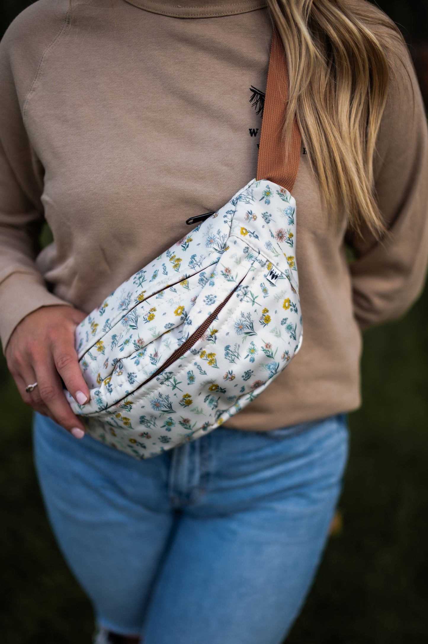 Spring Floral Belt Bag